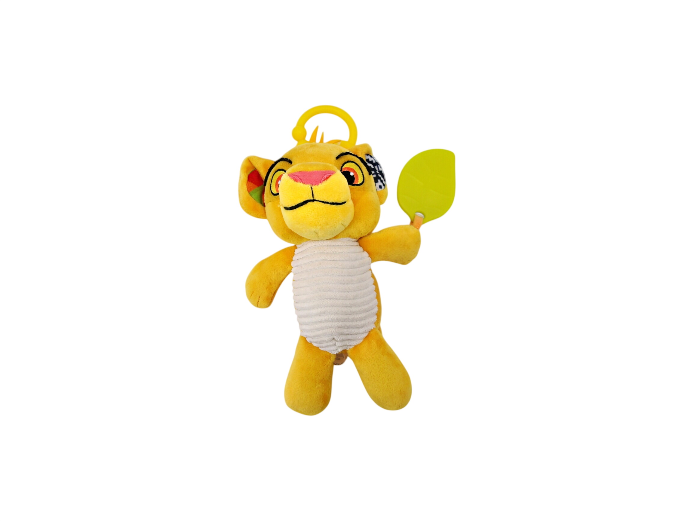 Peluche hochet - Le Roi Lion - Simba  Très bon état -  reconditionné disponible sur Label Emmaüs